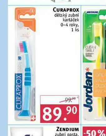 Rossmann Curparox dětský zubní kartáček nabídka