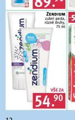 Rossmann Zendium zubní pasta nabídka