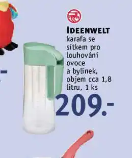 Rossmann Karafa se sítkem pro louhování ovoce nabídka