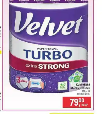 Makro Velvet turbo kuchyňské utěrky nabídka