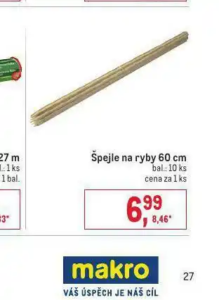 Makro Špejle na ryby nabídka