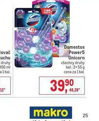 Makro Domestos power5 unicorn nabídka