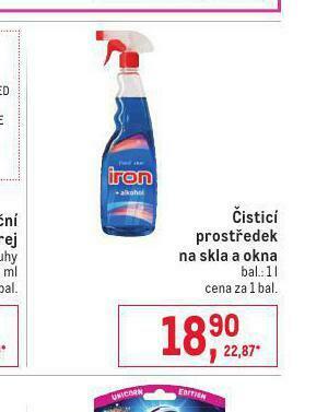 Makro Iron čistící prostředek na skla a okna nabídka