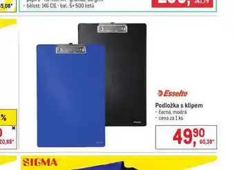 Podložka s klipem