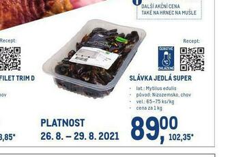 Makro Slávka jedlá super nabídka