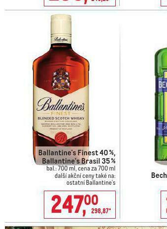 Makro Ballantine´s finest 40% nabídka