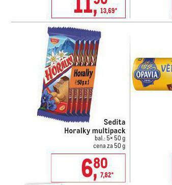 Makro Sedita horalky multipack nabídka