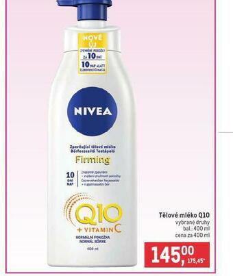 Makro Nivea tělové mléko q10 nabídka