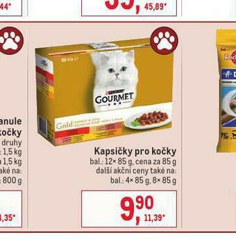 Makro Gourmet kapsičky pro kočky nabídka