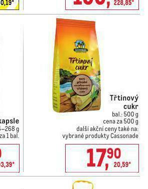 Makro Třtinový cukr nabídka