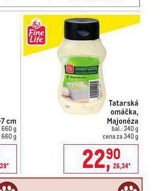 Makro Tatarská omáčka nabídka