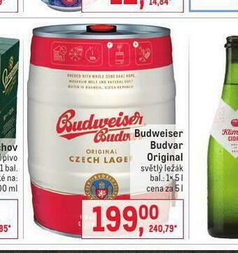 Makro Pivo budweiser budvar nabídka