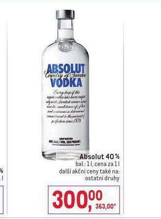 Makro Absolut 40% nabídka