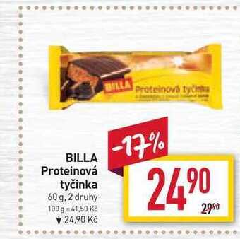 Billa Billa proteinová tyčinka 60 g nabídka