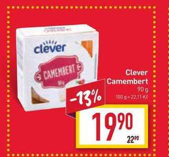 Billa Clever camembert 90 g nabídka