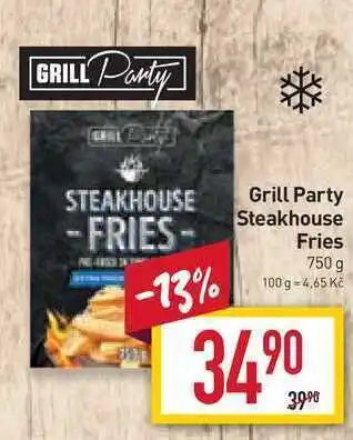 Billa Grill party steakhouse fries 750 g nabídka