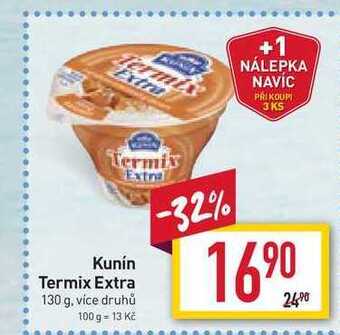 Billa Kunín termix extra 130 g nabídka