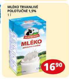 Flop Mléko trvanlivé polotučné 1,5% 1l nabídka