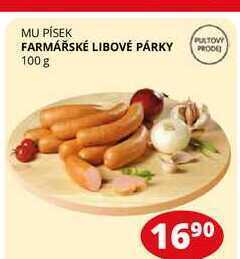 Flop Farmářské libové párky 100 g nabídka