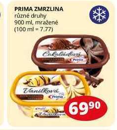 Flop Prima zmrzlina různé druhy 900 ml nabídka