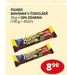 Flop Figaro banánek v čokoládě 25 g nabídka