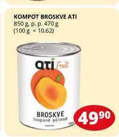 Flop Kompot broskve ati 850 g. p. p. 470 g nabídka
