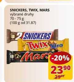 Flop Twix 70-75g nabídka