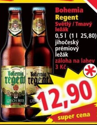 Norma Bohemia Regent Světlý/Tmavý ležák nabídka