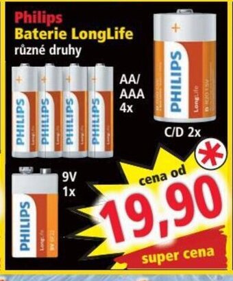 Norma Philips Baterie LongLife nabídka
