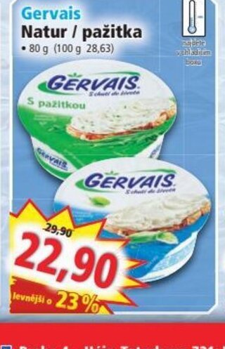 Norma Gervais Natur / pažitka nabídka