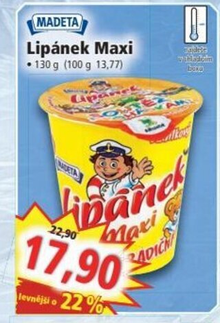 Norma MADETA Lipánek Maxi 130 g (100 g 13,77) nabídka