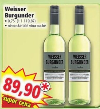 Norma Weisser Burgunder nabídka