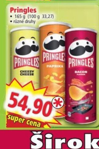 Norma Pringles nabídka