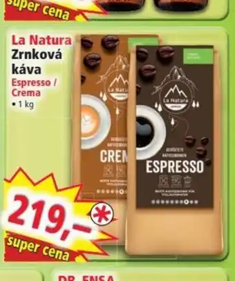 Norma La Natura Zrnková káva Espresso / Crema • 1 kg nabídka