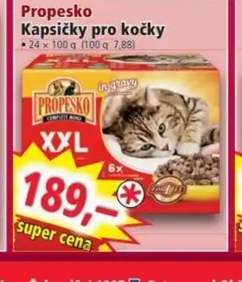 Propesko Kapsičky pro kočky 24 x 100 g (100 g 7,88)
