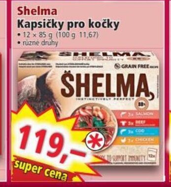 Norma Shelma Kapsičky pro kočky nabídka