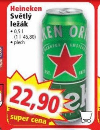 Norma Heineken Světlý ležák nabídka