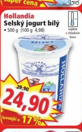 Norma Hollandia Selský jogurt bílý nabídka