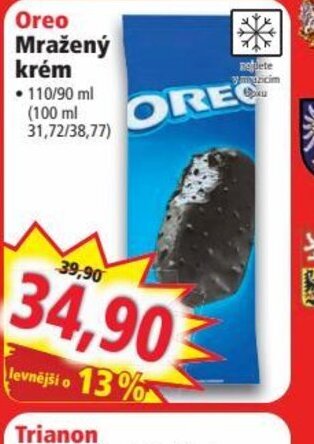 Norma Oreo Mražený krém nabídka