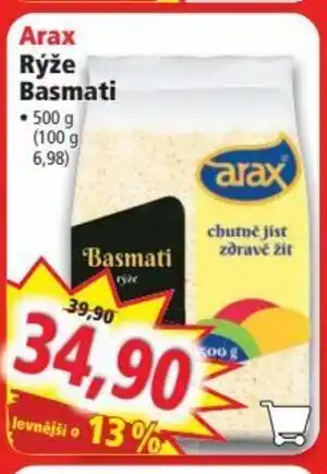 Norma Arax Rýže Basmati • 500 g (100 g 6,98) nabídka