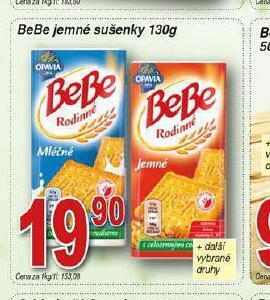 Hruška Bebe jmené sušenky nabídka
