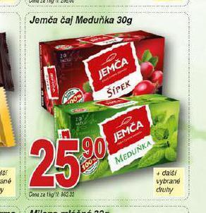 Hruška Jemča čaj meduňka nabídka