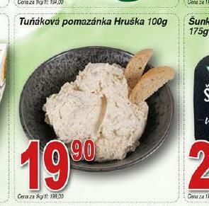 Hruška Tuňáková pomazánka hruška nabídka
