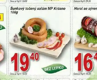 Hruška Šunkový točený salám nabídka