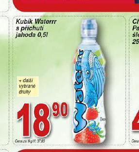 Hruška Kubík waterrr s příchurí jahoda nabídka