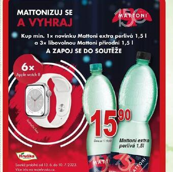 Hruška Mattoni extra perlivá nabídka