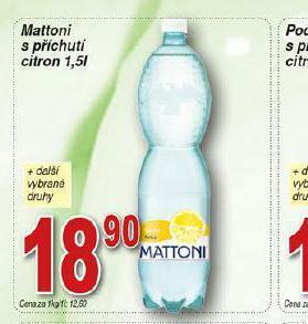 Hruška Mattoni s příchutí citron nabídka