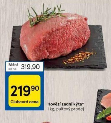 Tesco Hovězí zadní kýta nabídka