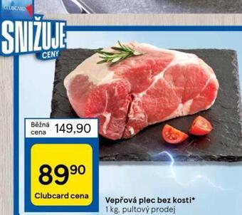 Tesco Vepřová plec bez kosti nabídka