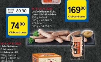 Láďa grileman echt bavoriš bílá klobása